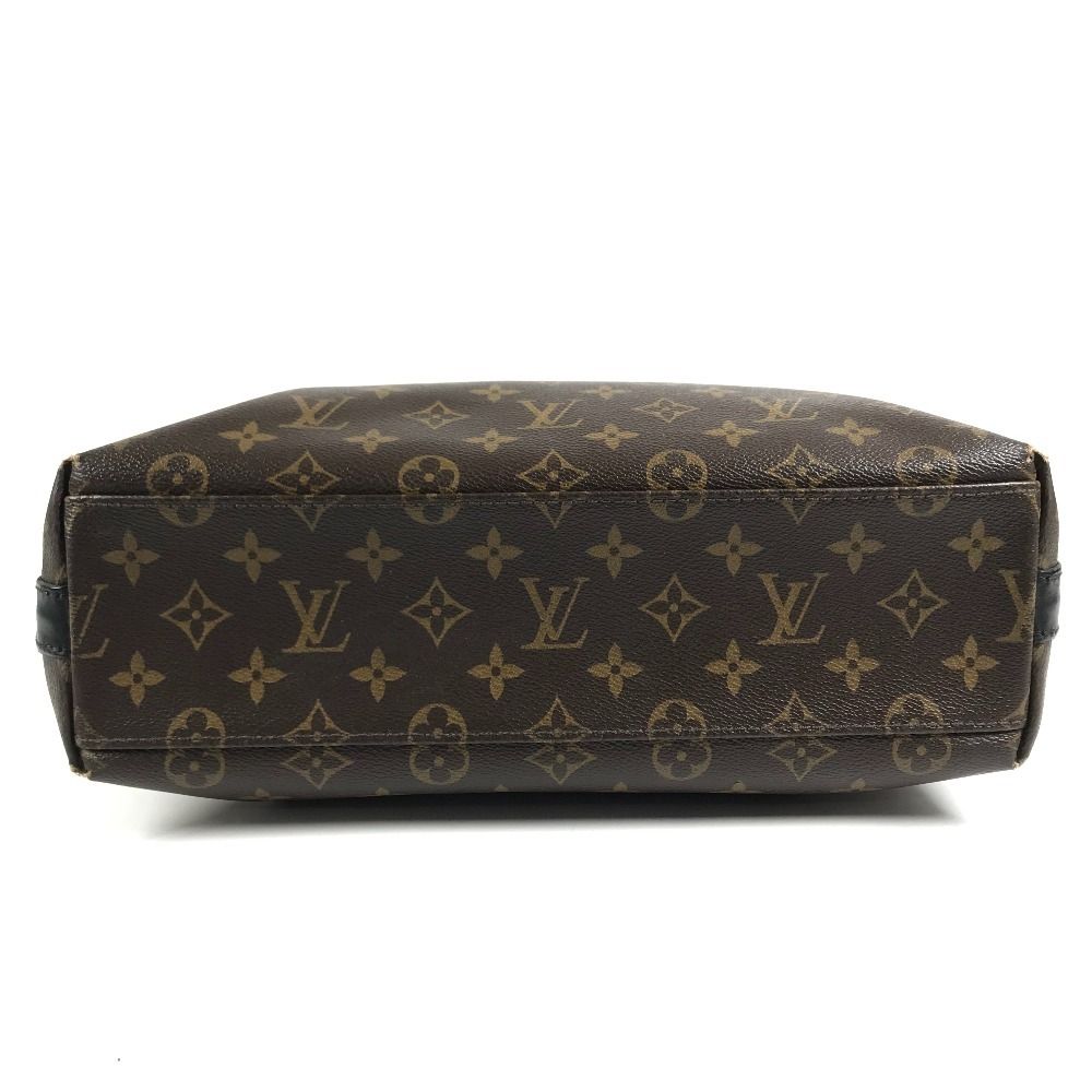 Louis Vuitton Tote Bag Kitan Monogram Macassar Canvas Brown — view 6