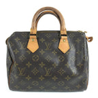 Louis Vuitton Handbag Speedy 25 Monogram Canvas Brown