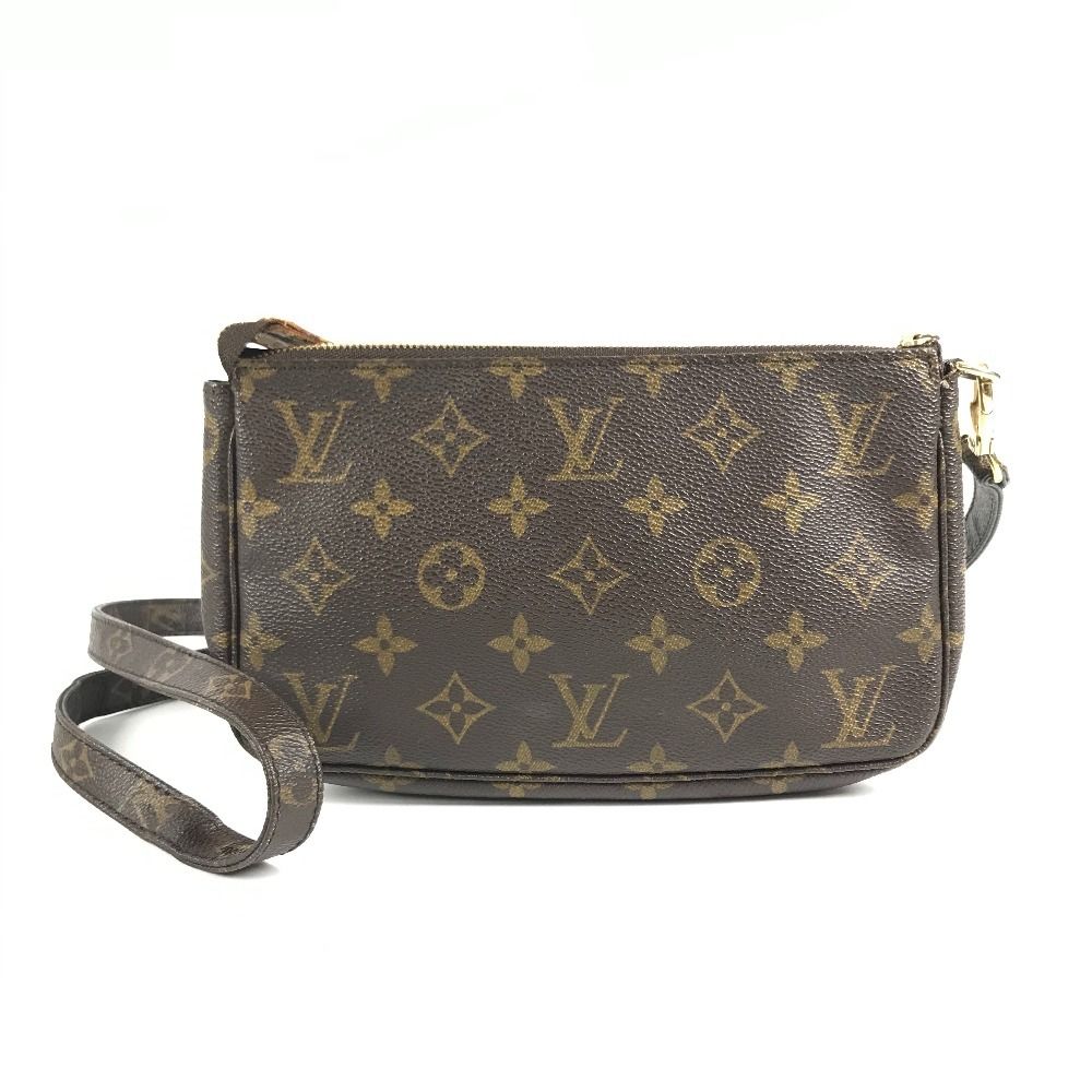 Louis Vuitton Shoulder Bag Pochette Accessoires Monogram Canvas Brown