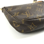 Louis Vuitton Shoulder Bag Pochette Accessoires Monogram Canvas Brown — view 7