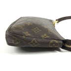 Louis Vuitton Shoulder Bag Pochette Accessoires Monogram Canvas Brown — view 3