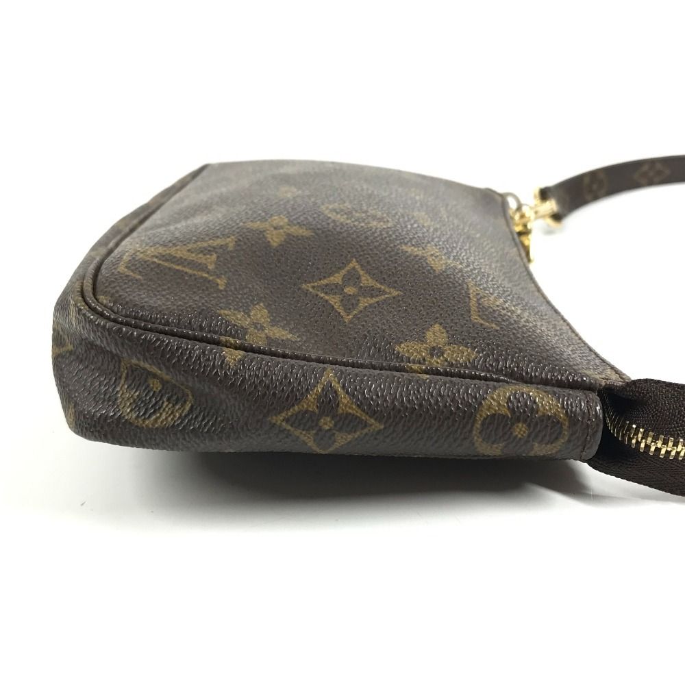 Louis Vuitton Shoulder Bag Pochette Accessoires Monogram Canvas Brown — view 3