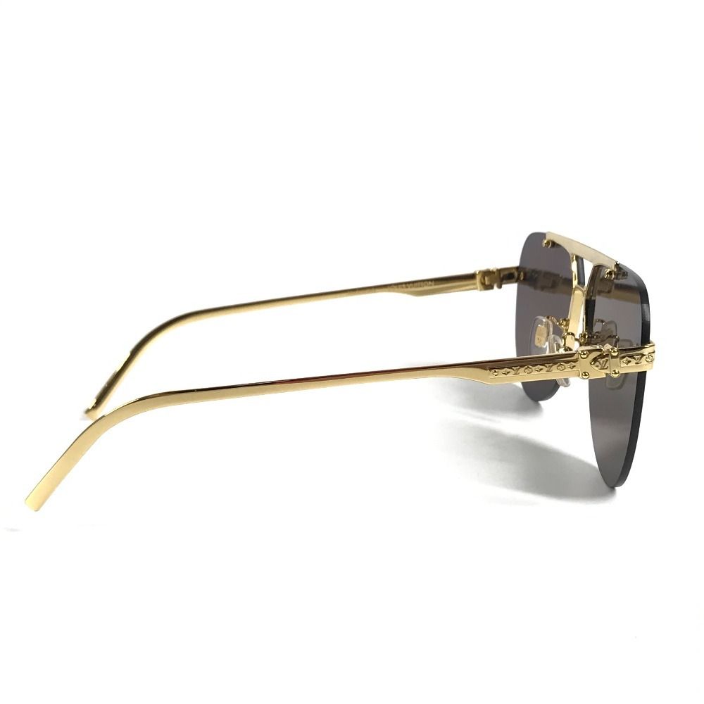 Louis Vuitton Sunglasses Ash Metal Gold Eyewear — view 4