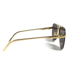 Louis Vuitton Sunglasses Ash Metal Gold Eyewear — view 4