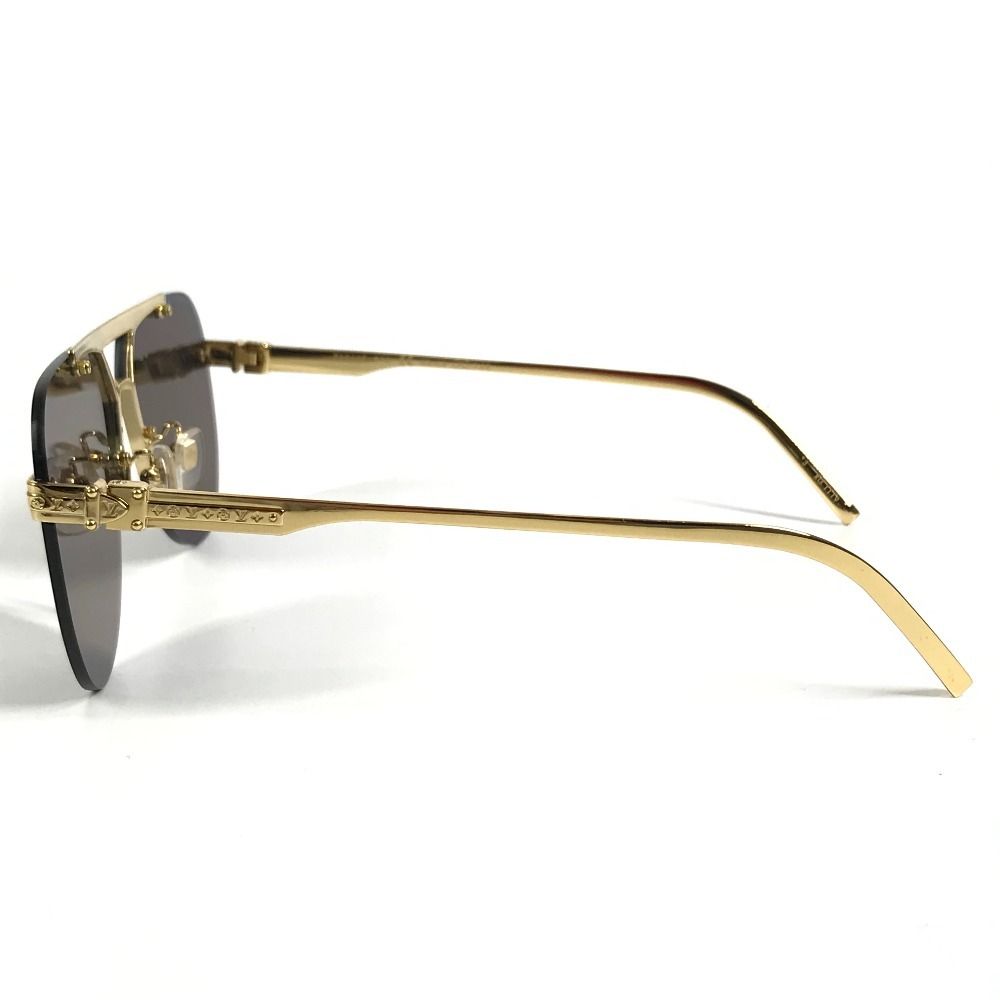 Louis Vuitton Sunglasses Ash Metal Gold Eyewear — view 3