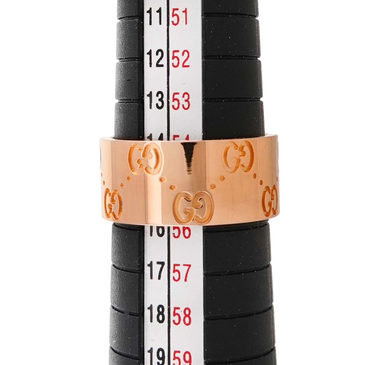 Gucci Icon Wide Ring 18k Pink Gold 750 — view 6