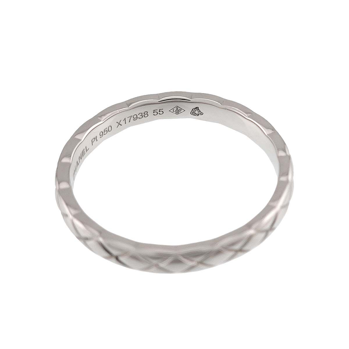 Chanel Coco Crush Small SM 55 Ring Platinum Quilted — view 3