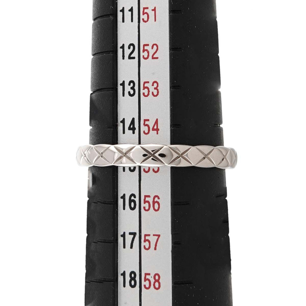 Chanel Coco Crush Small SM 55 Ring Platinum Quilted — view 6