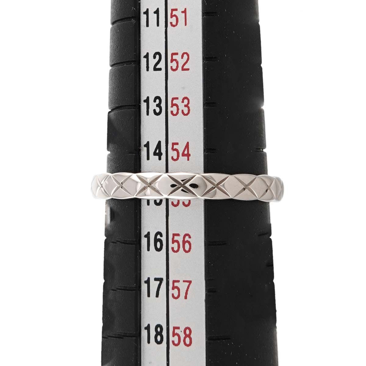 Chanel Coco Crush Small SM 55 Ring Platinum Quilted — view 6