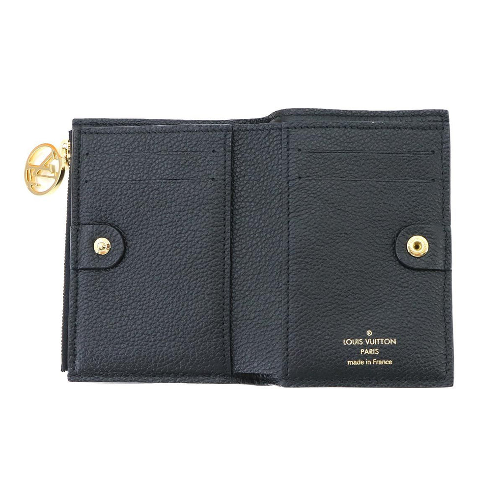 Louis Vuitton Monogram Empreinte Portefeuille Lisa Bifold Wallet Noir — view 6