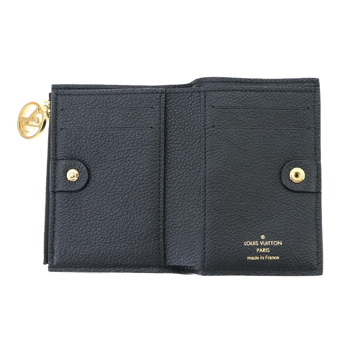 Louis Vuitton Monogram Empreinte Portefeuille Lisa Bifold Wallet Noir — view 6