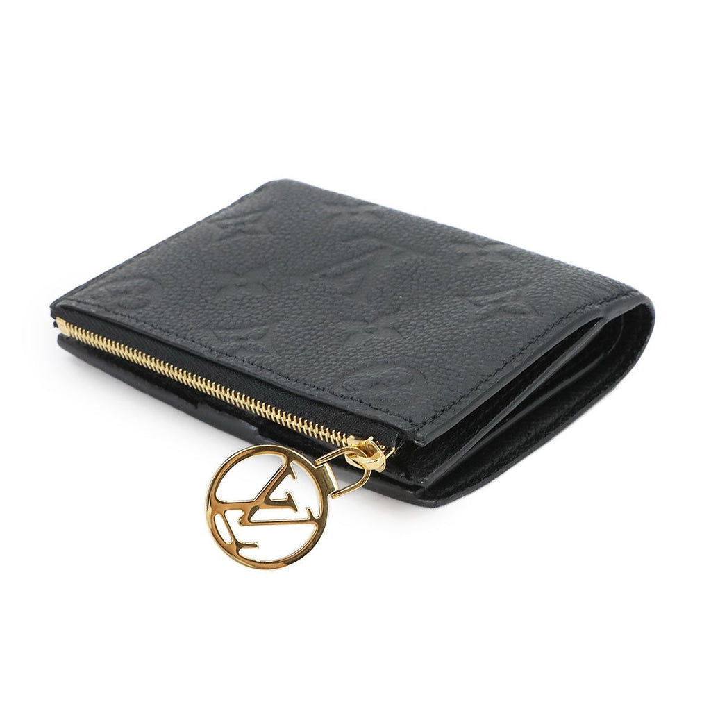 Louis Vuitton Monogram Empreinte Portefeuille Lisa Bifold Wallet Noir — view 5