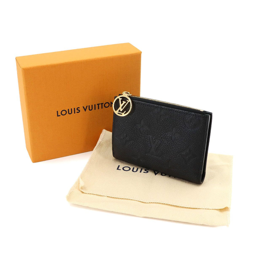 Louis Vuitton Monogram Empreinte Portefeuille Lisa Bifold Wallet Noir — view 2