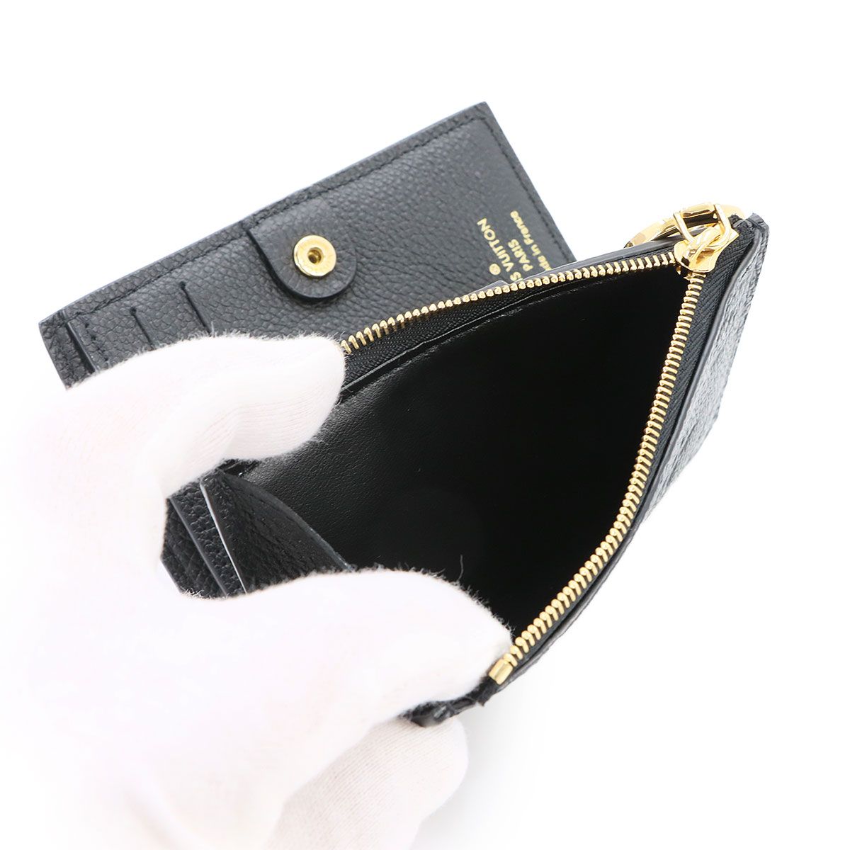 Louis Vuitton Monogram Empreinte Portefeuille Lisa Bifold Wallet Noir — view 7