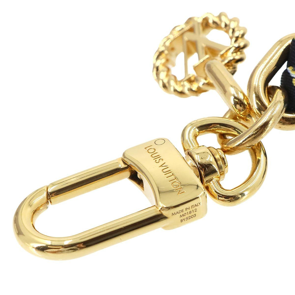Louis Vuitton LV Circle Bag Charm Nautical Scarf Blue Gold — view 4