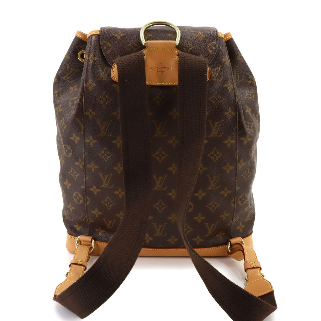 Louis Vuitton Monogram Montsouris GM Backpack Brown — view 2