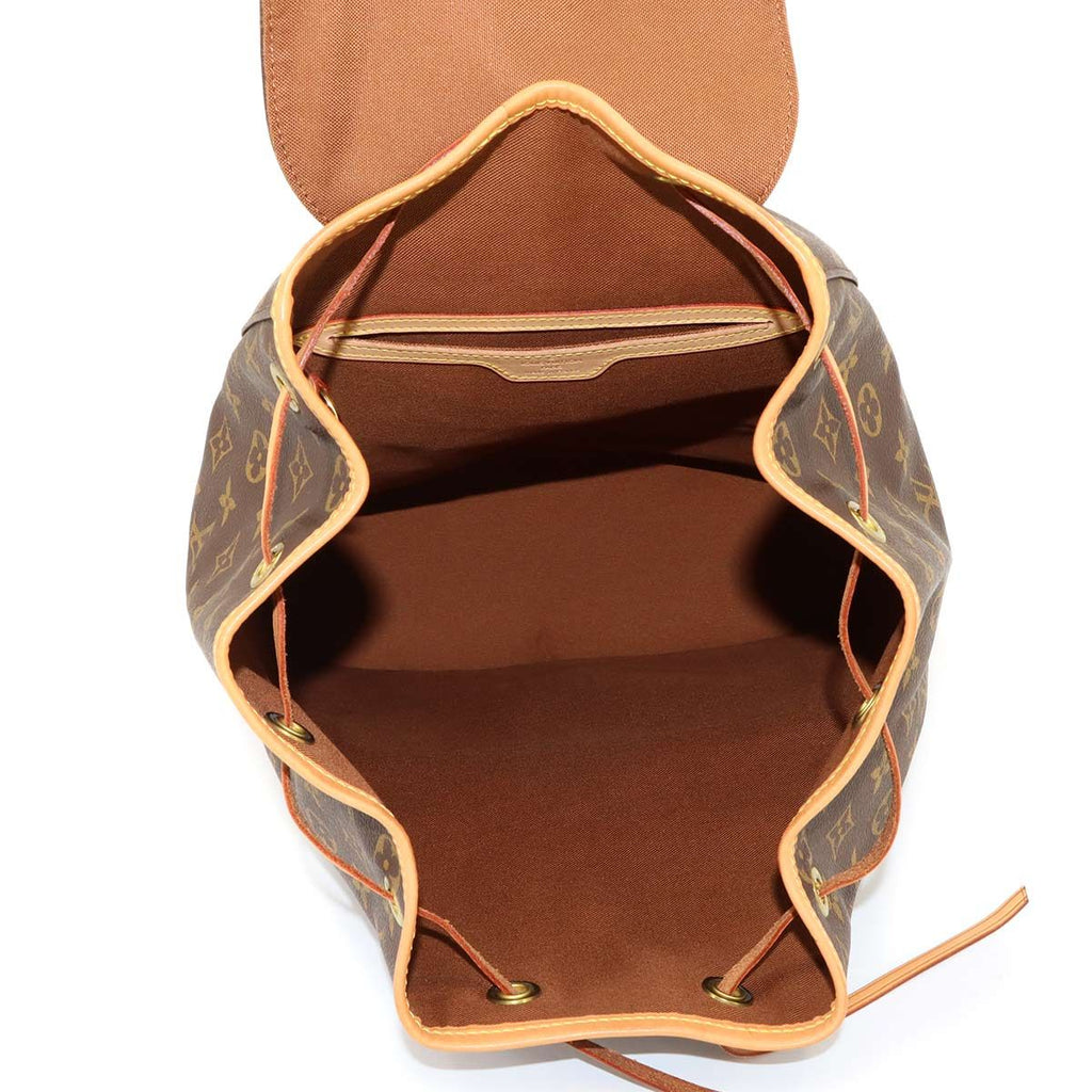 Louis Vuitton Monogram Montsouris GM Backpack Brown — view 5