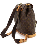 Louis Vuitton Monogram Montsouris GM Backpack Brown — view 3