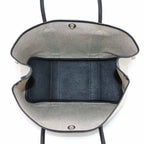 Hermes Garden Party 36 PM Tote Bag Toile H Leather Black Gray — view 6