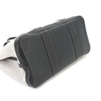 Hermes Garden Party 36 PM Tote Bag Toile H Leather Black Gray — view 4