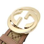 Gucci Interlocking Belt Beige — view 4