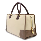 Loewe Amazona 36 Hand Bag Leather Beige Brown Bordeaux Gold — view 4