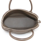 Hermes Bolide 31 2-Way Bag Taurillon Clemence Etoupe Silver — view 7