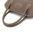 Hermes Bolide 31 2-Way Bag Taurillon Clemence Etoupe Silver — view 6