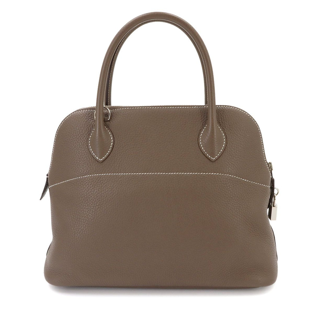 Hermes Bolide 31 2-Way Bag Taurillon Clemence Etoupe Silver — view 3