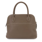Hermes Bolide 31 2-Way Bag Taurillon Clemence Etoupe Silver — view 3