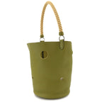 Hermes Mangeoire MM Hand Bag Taurillon Clemence Green — view 3