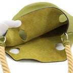 Hermes Mangeoire MM Hand Bag Taurillon Clemence Green — view 8