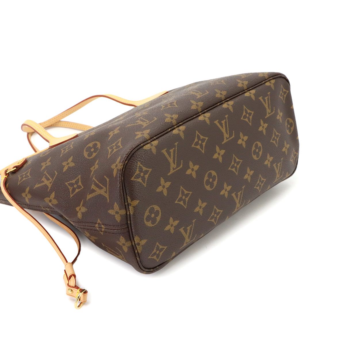 Louis Vuitton Monogram Neverfull PM Tote Bag Brown Pivoine — view 5