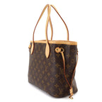 Louis Vuitton Monogram Neverfull PM Tote Bag Brown Pivoine — view 4