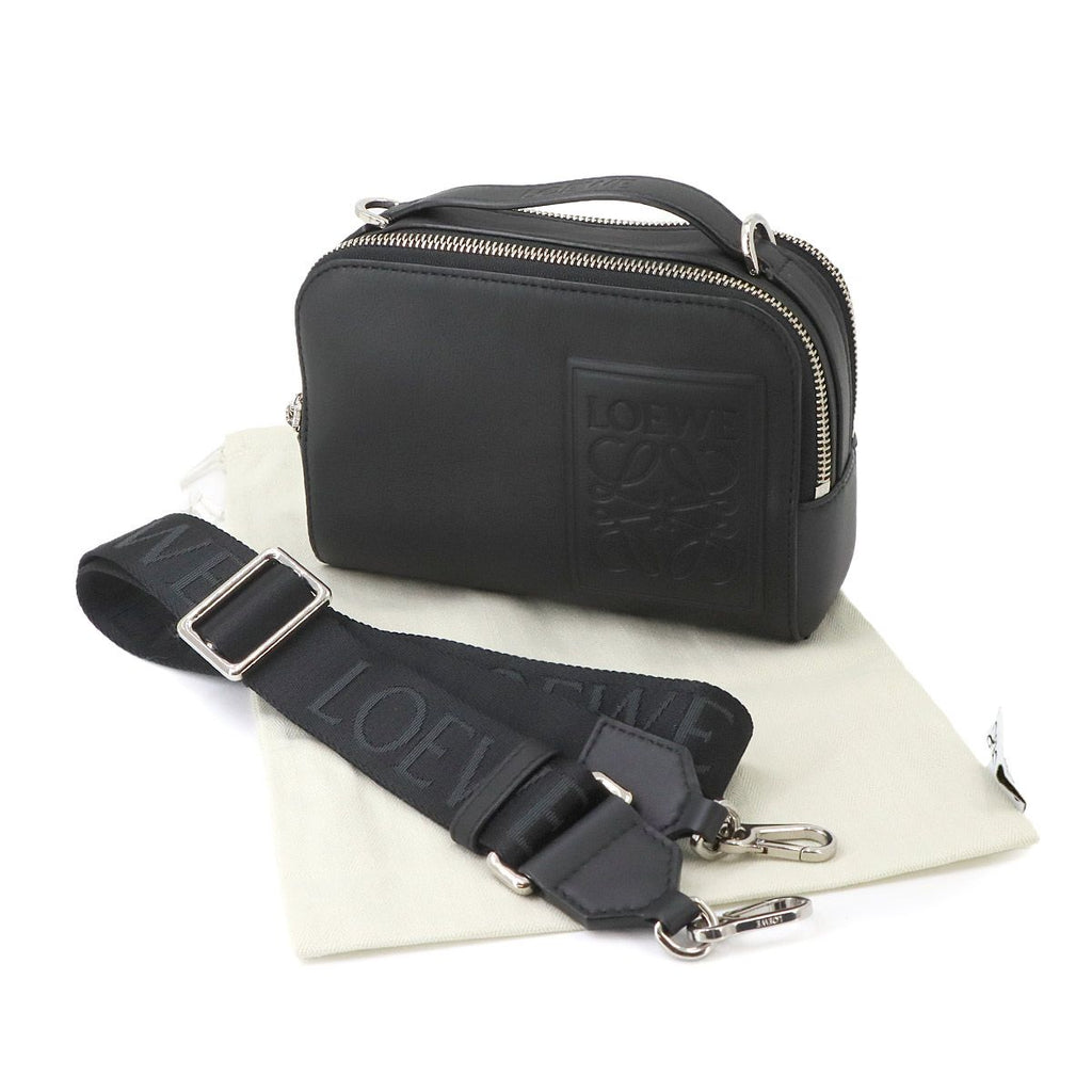 Loewe Crossbody Camera Bag Mini 2-Way Leather Black — view 2