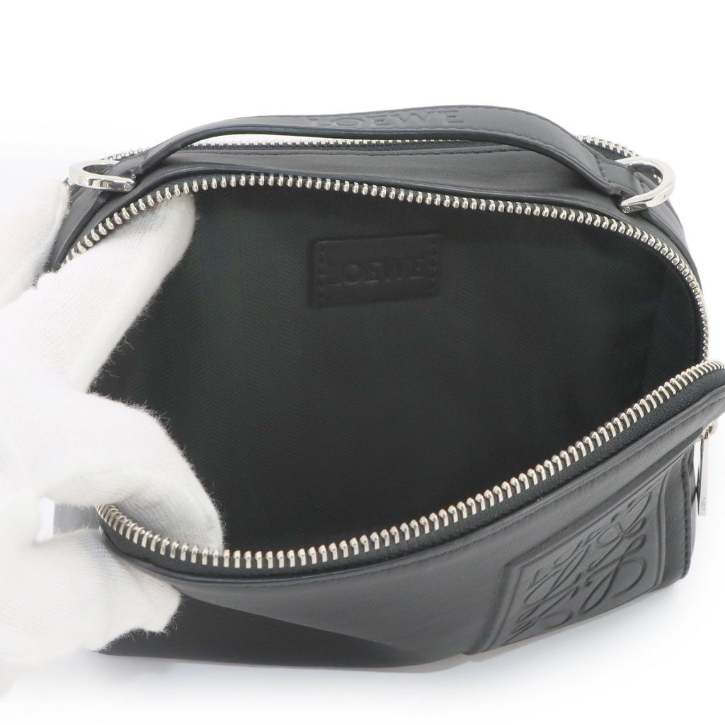 Loewe Crossbody Camera Bag Mini 2-Way Leather Black — view 7