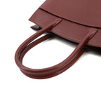 Hermes White Bass PM Tote Bag Lycee Rouge Ash Red Gold — view 6