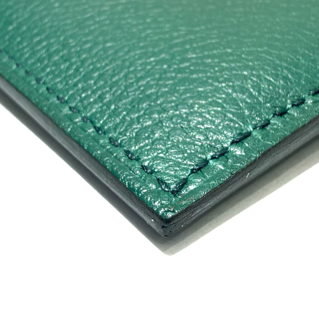 Hermes H Sellier Color Fill Card Case Evercolor Vert Moyenne Cypres — view 4