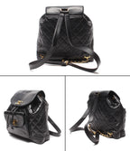 Chanel Backpack Gold Quilted Lambskin — view 2