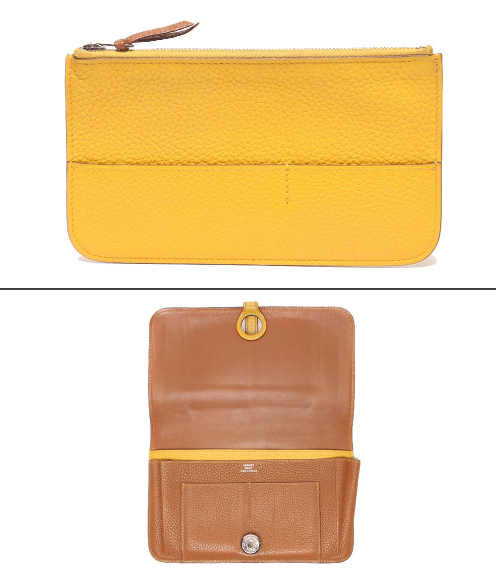 Hermes Wallet Silver Bicolor Dogon GM — view 4