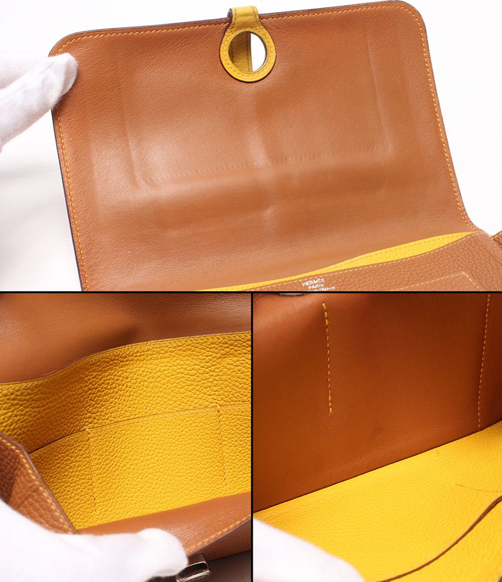 Hermes Wallet Silver Bicolor Dogon GM — view 7