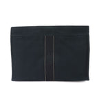 Hermes Deauville Pouch Cotton Canvas Black Silver — view 2