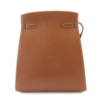 Hermes Kelly Sports MM Shoulder Bag Courchevel Epsom Gold — view 3