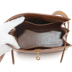 Hermes Kelly Sports MM Shoulder Bag Courchevel Epsom Gold — view 7