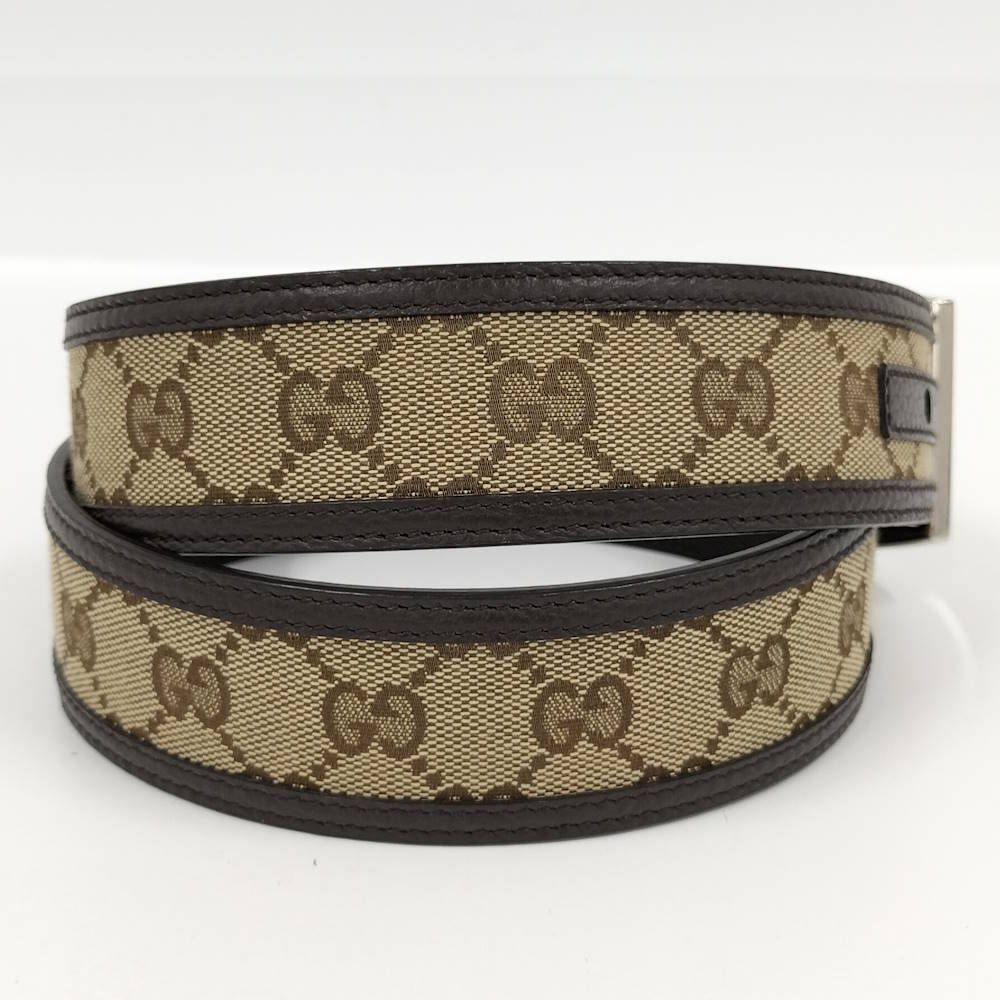 Gucci Belt GG Canvas Brown — view 4