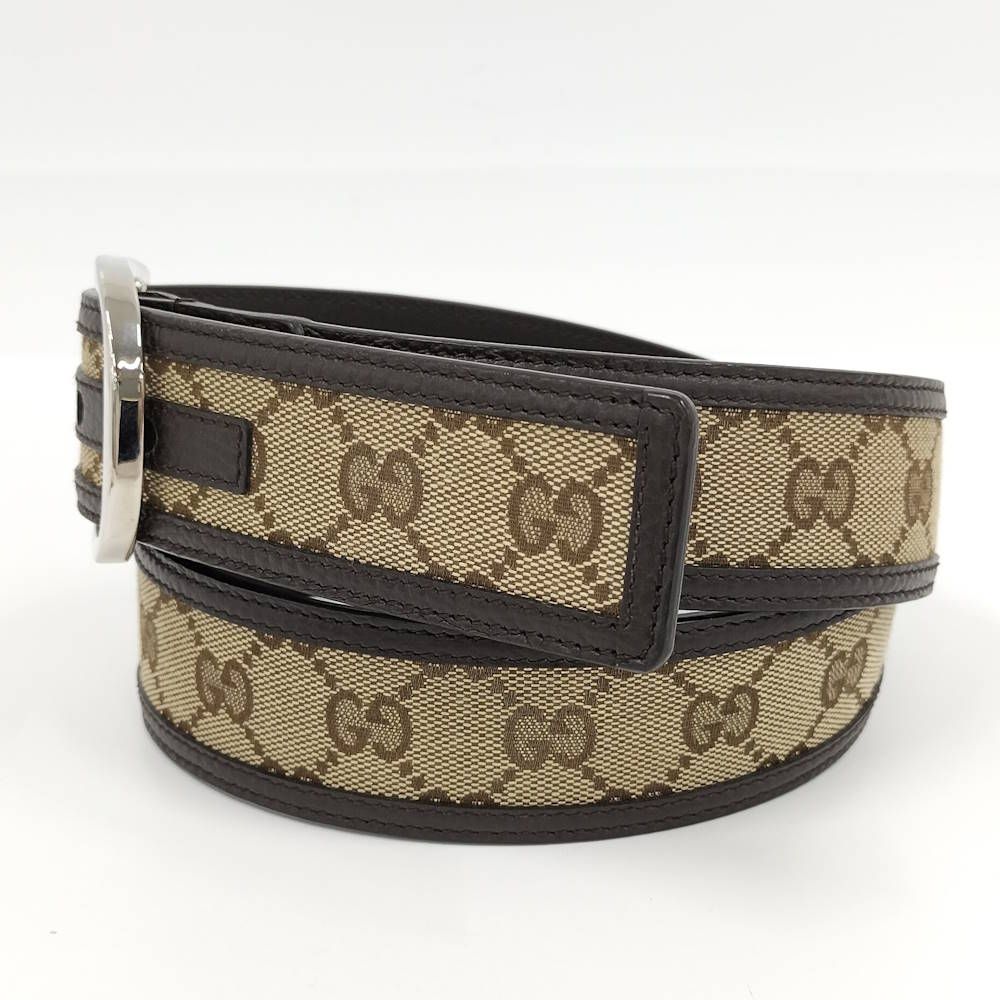 Gucci Belt GG Canvas Brown — view 2