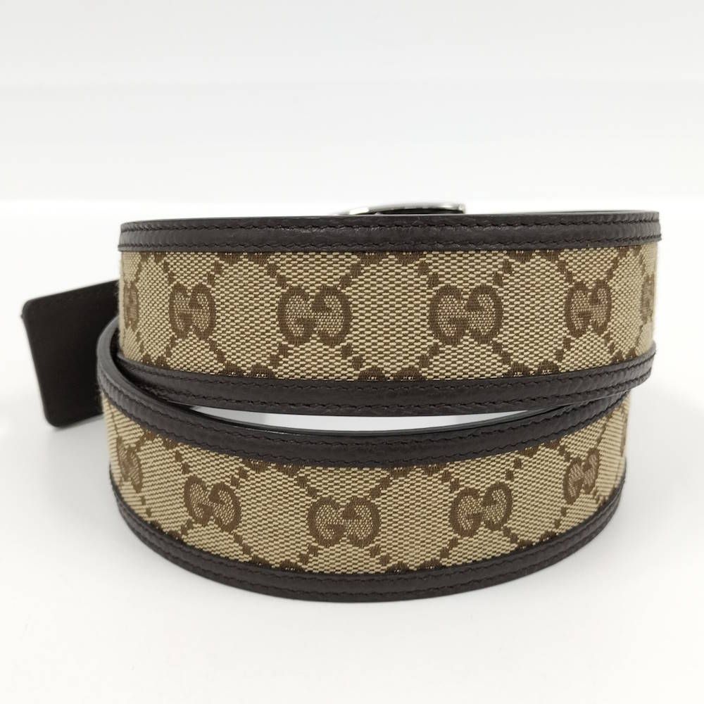 Gucci Belt GG Canvas Brown — view 3