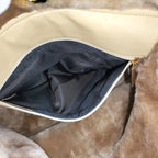 Loewe Shearling Fur Handbag Beige — view 7