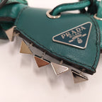 Prada Key Holder Chameleon Leather Green — view 3