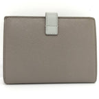 Celine Medium Strap Wallet Bifold Leather Greige — view 3